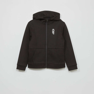 Sweat zipp capuche Noir