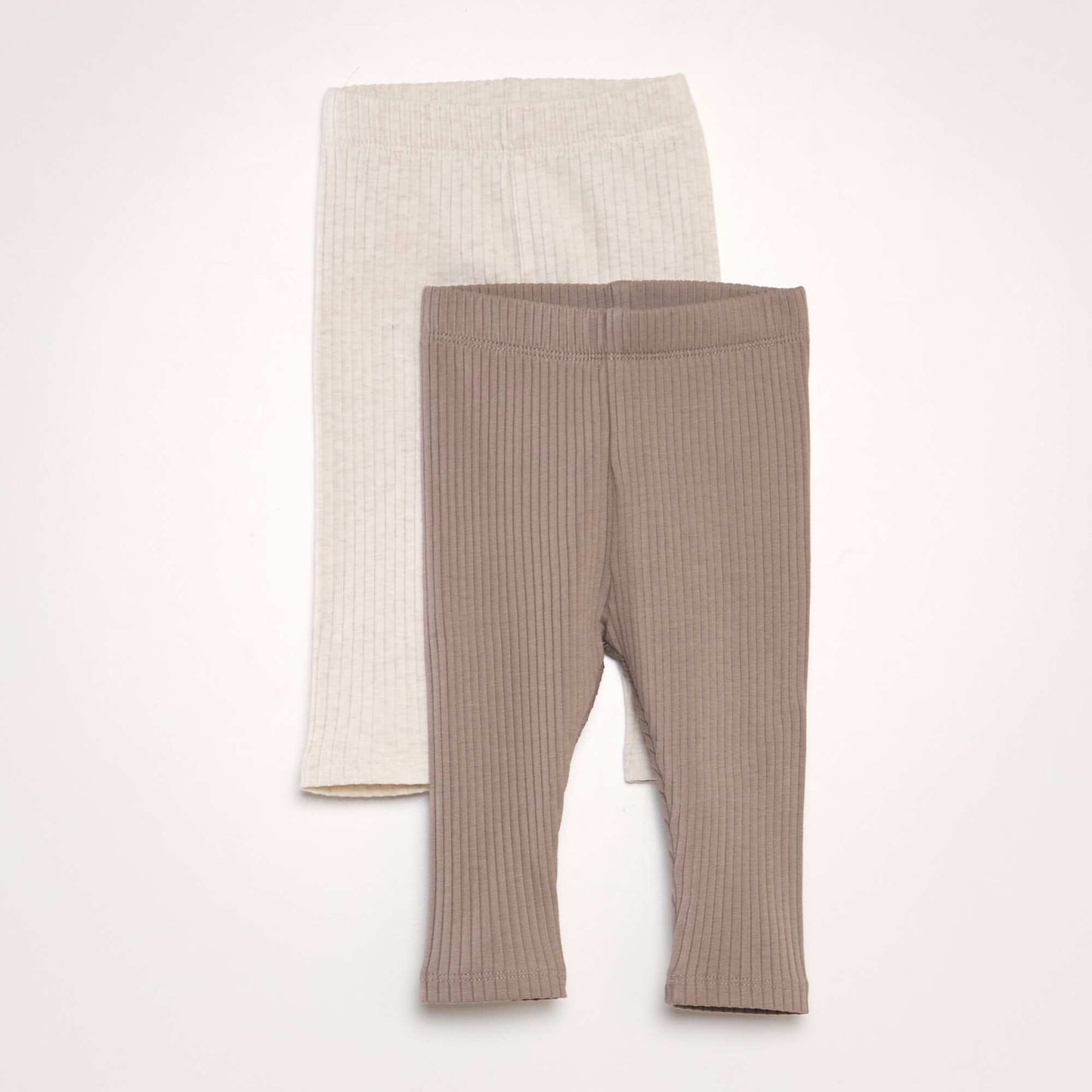 Lot de 2 leggings c tel s - Mixte Beige