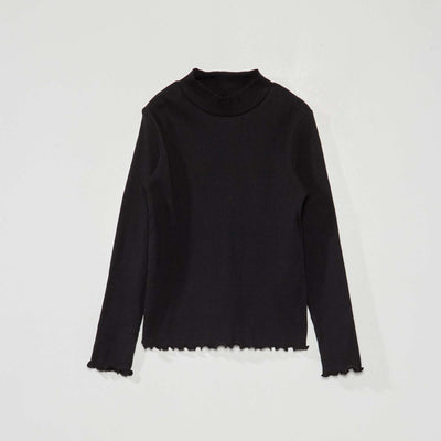 Sous-pull en maille c tel e noir