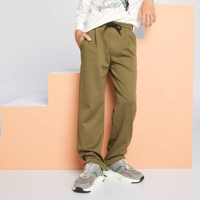 Pantalon jogging en maille piqu e ME_KAKI