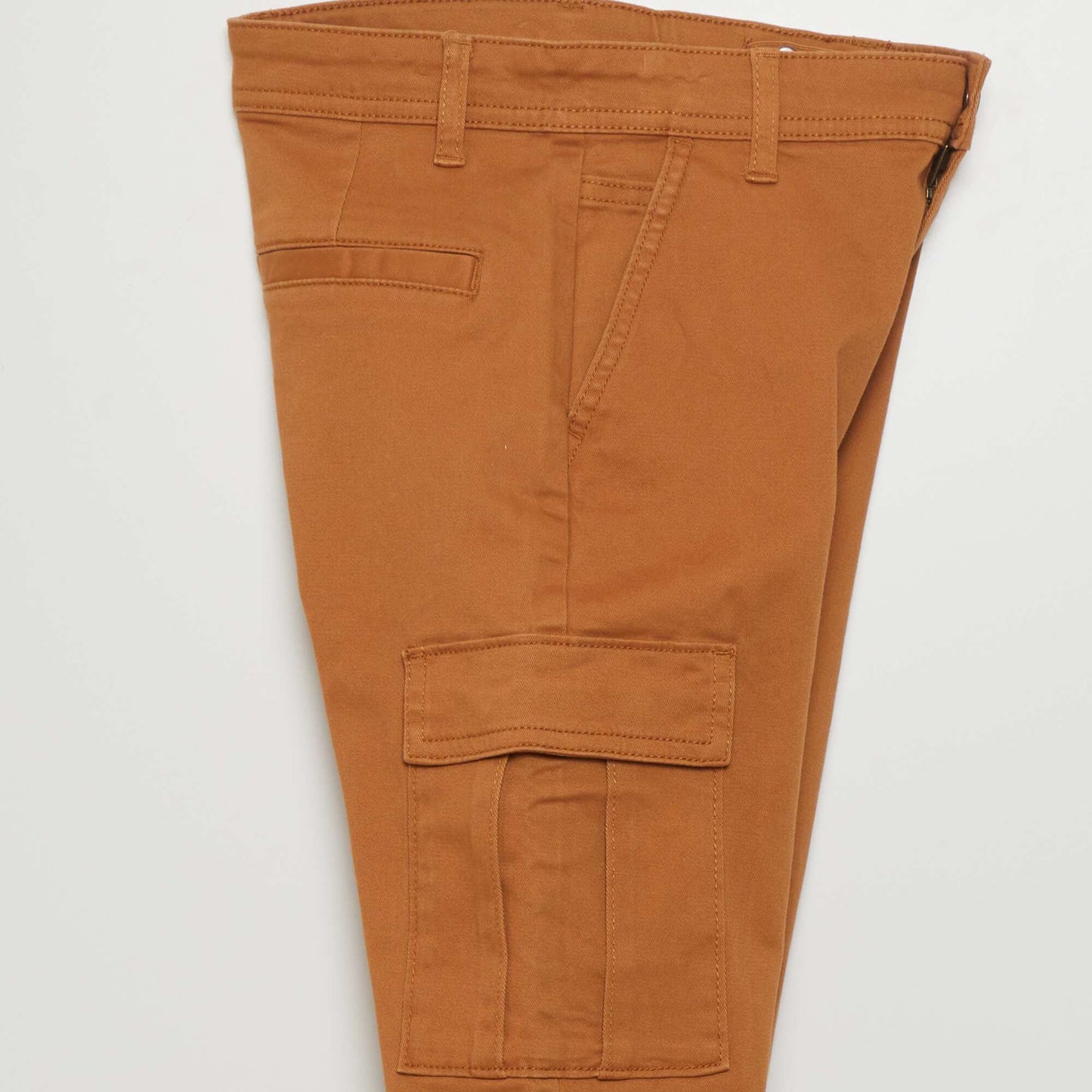 Pantalon multipoches Marron