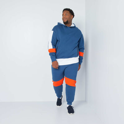 Pantalon de jogging color-block Bleu/blanc/rouge