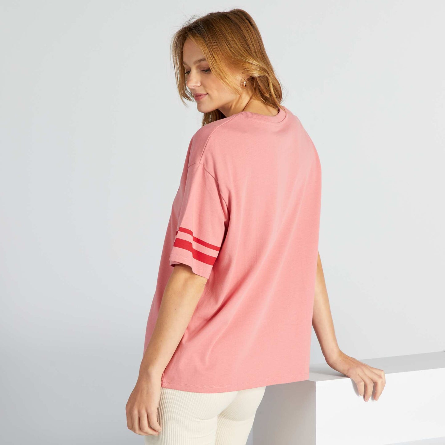 T-shirt manches courtes 'Baltimore' Rose