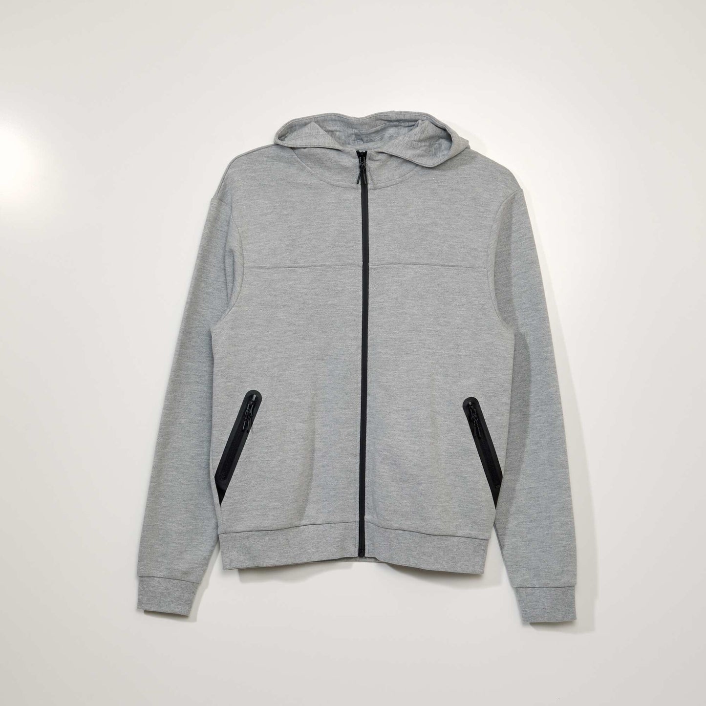 Veste en piqu de coton Gris