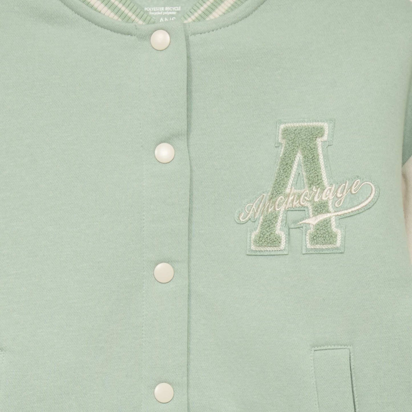Veste esprit campus Vert