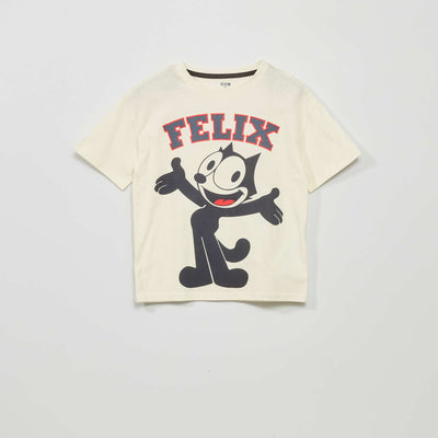 T-shirt en jersey 'F lix' Blanc