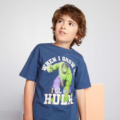 T-shirt manches courtes 'Spider-Man' BLEU