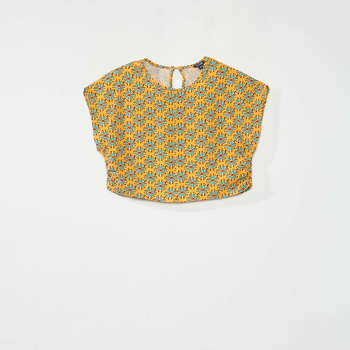 Blouse motifs Jaune