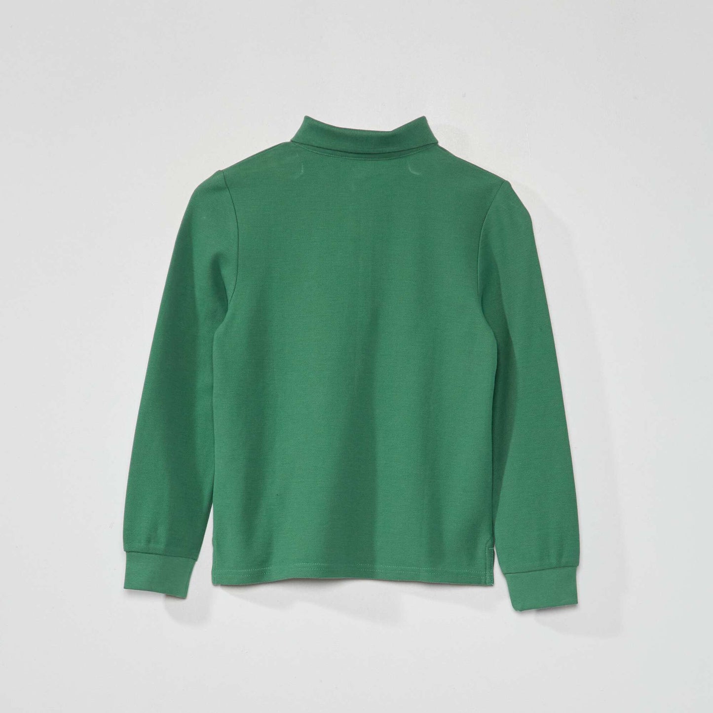 Polo en maille piqu e vert