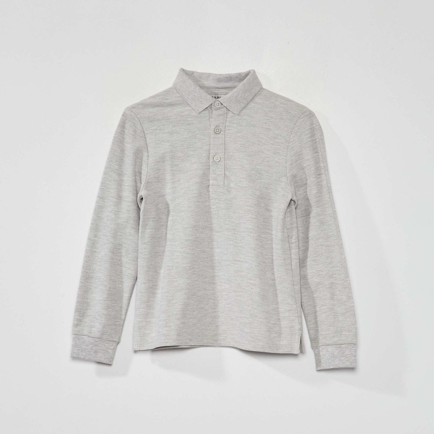 Polo en maille piquée Gris