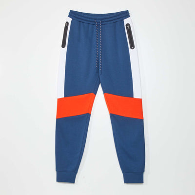 Pantalon de jogging en molleton Bleu