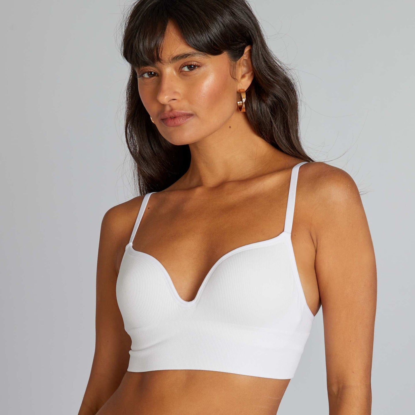 Soutien-gorge push up maille c tel e blanc