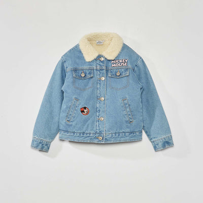 Veste en denim 'Mickey Mouse' Bleu