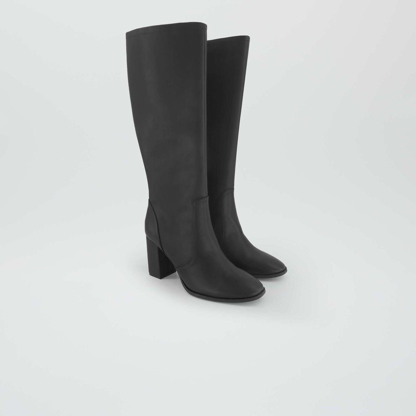 Bottes hautes talons noir