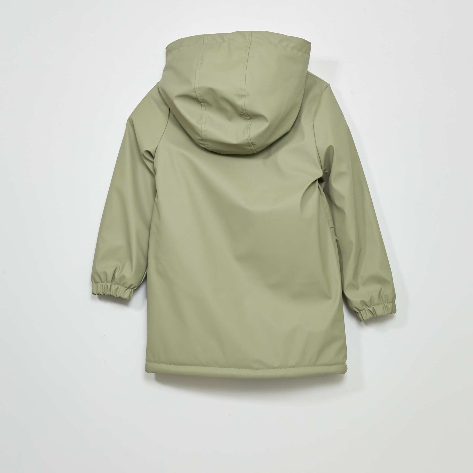 Parka long capuche Vert