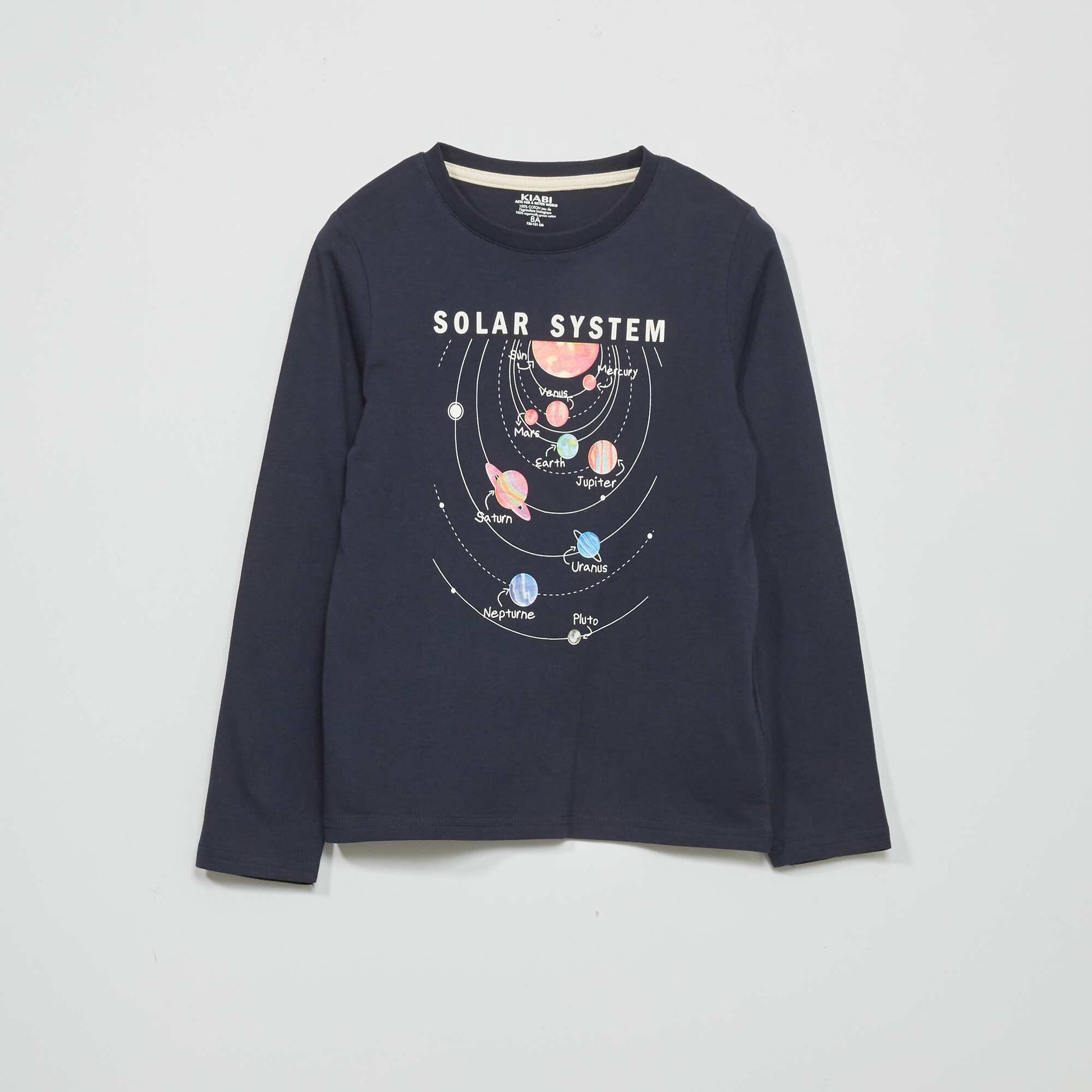T-shirt imprim Bleu