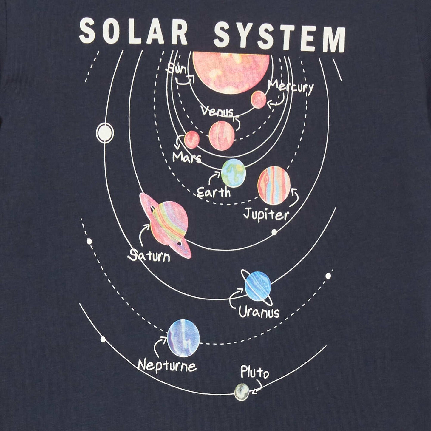 T-shirt imprim Bleu