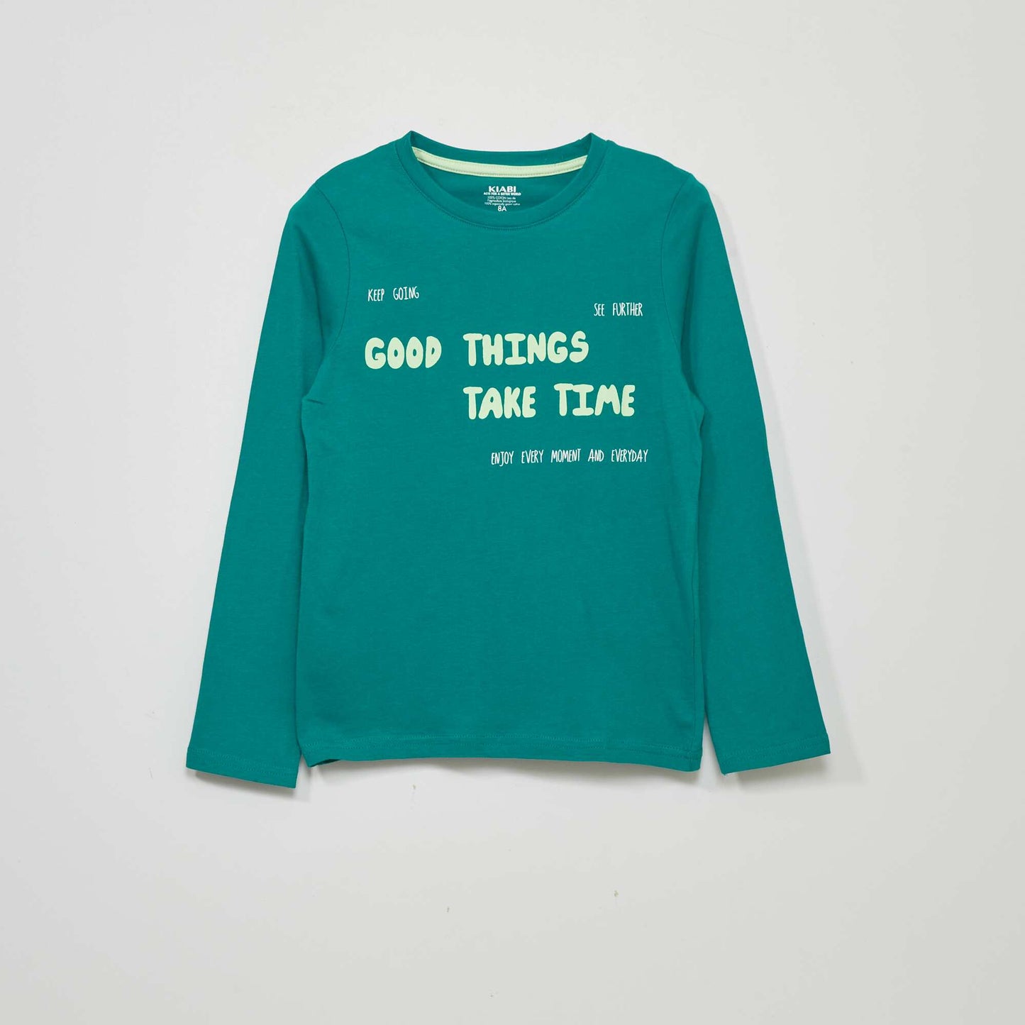 T-shirt imprim Vert