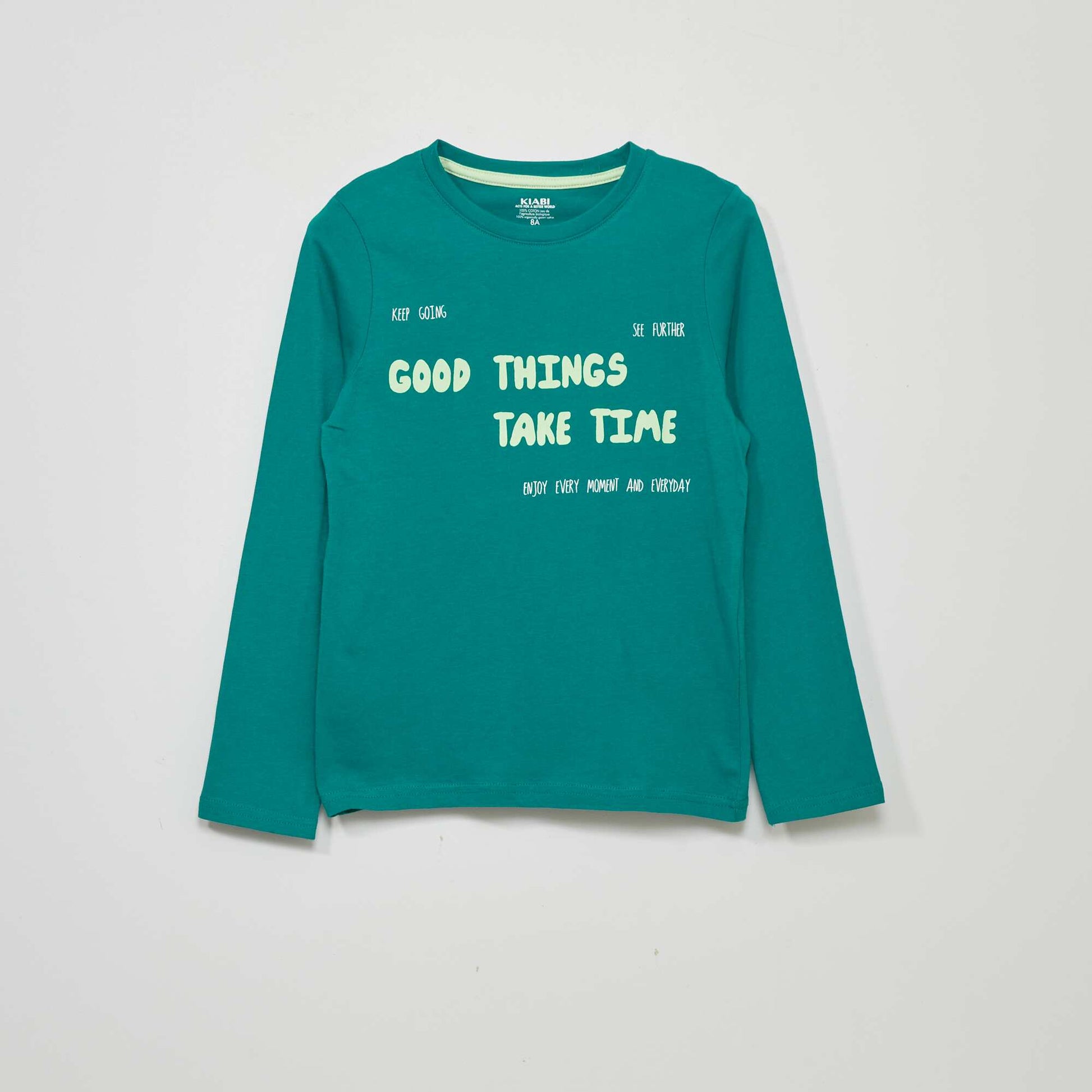 T-shirt imprim Vert