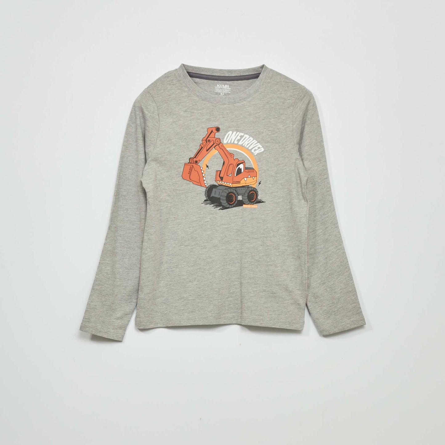 T-shirt imprim Gris