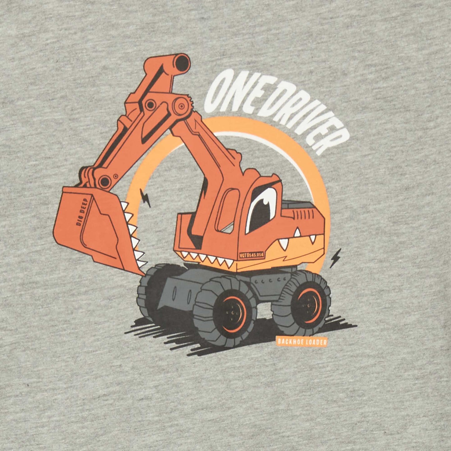 T-shirt imprim Gris