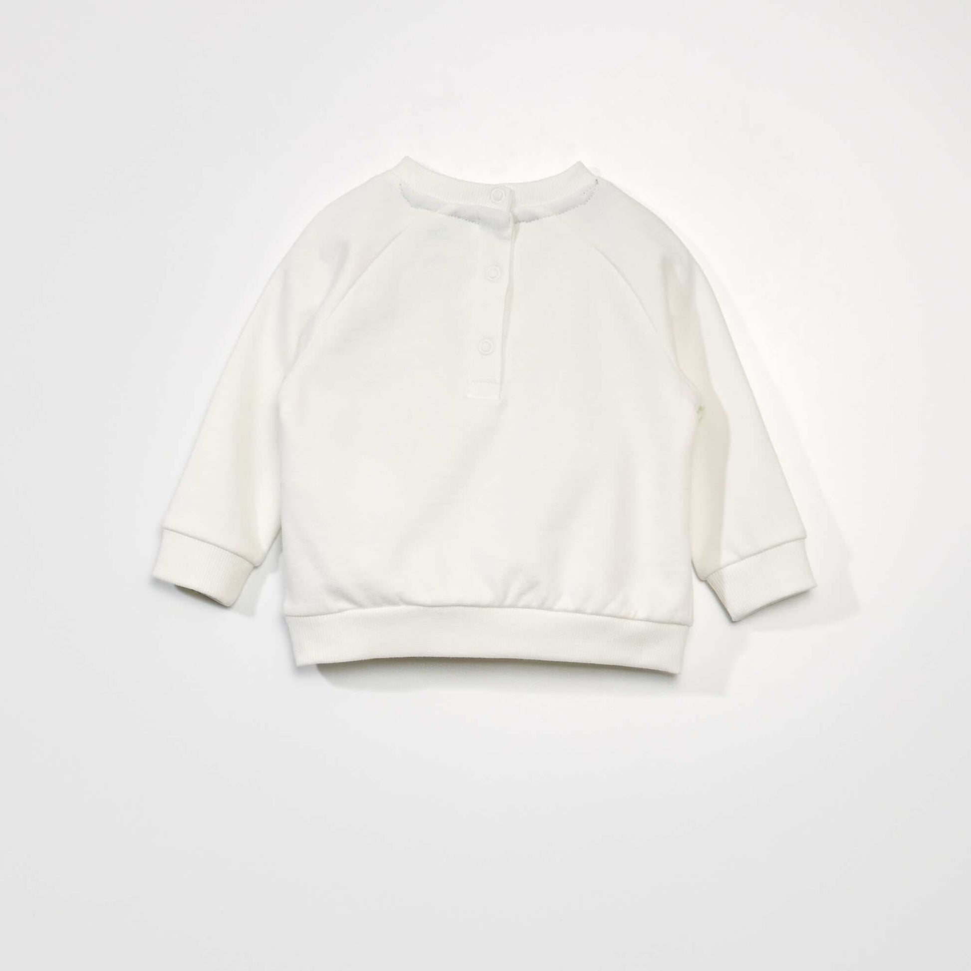 Sweat en molleton 'Grogu' 'Star Wars' Blanc