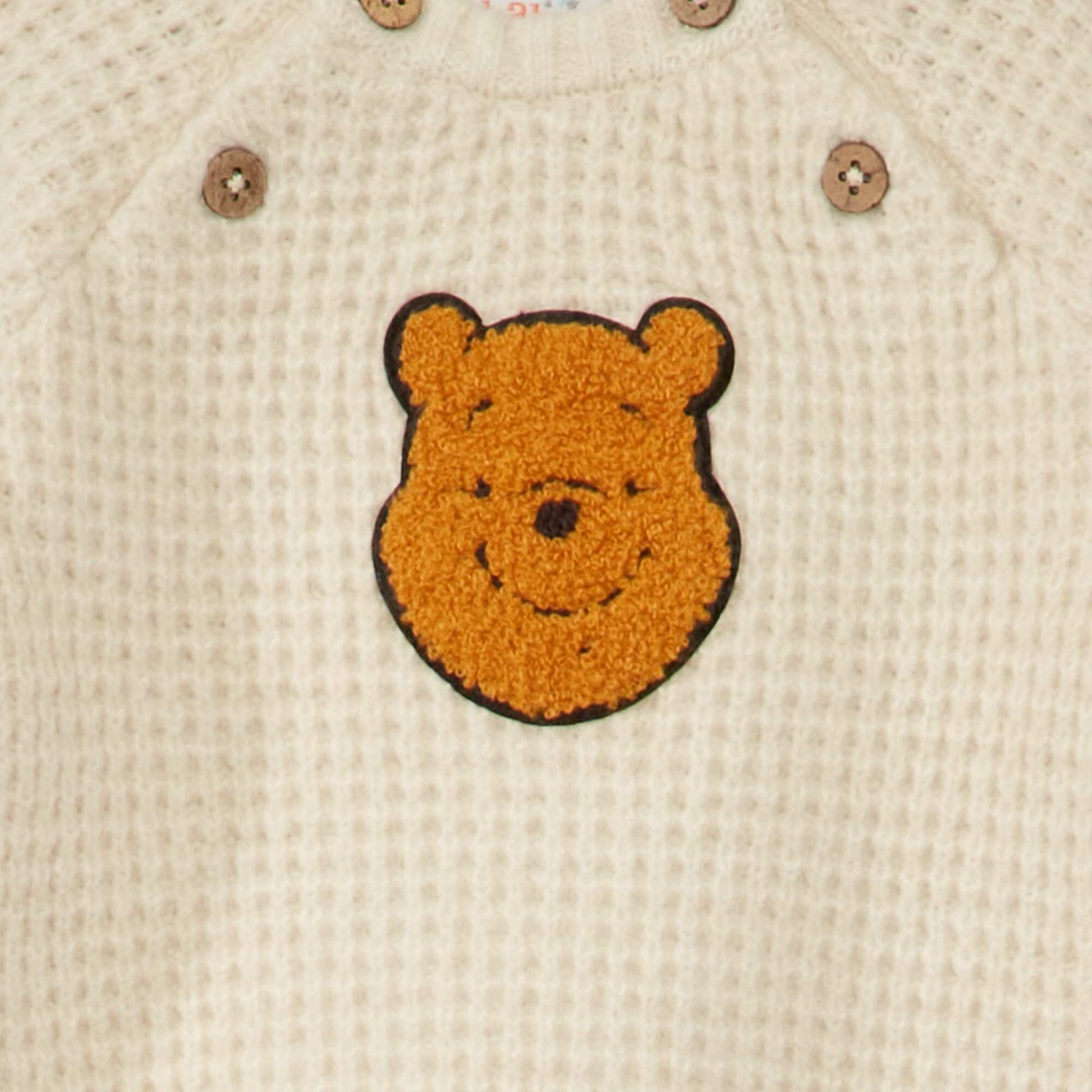 Pull en maille tricot 'Disney' Beige