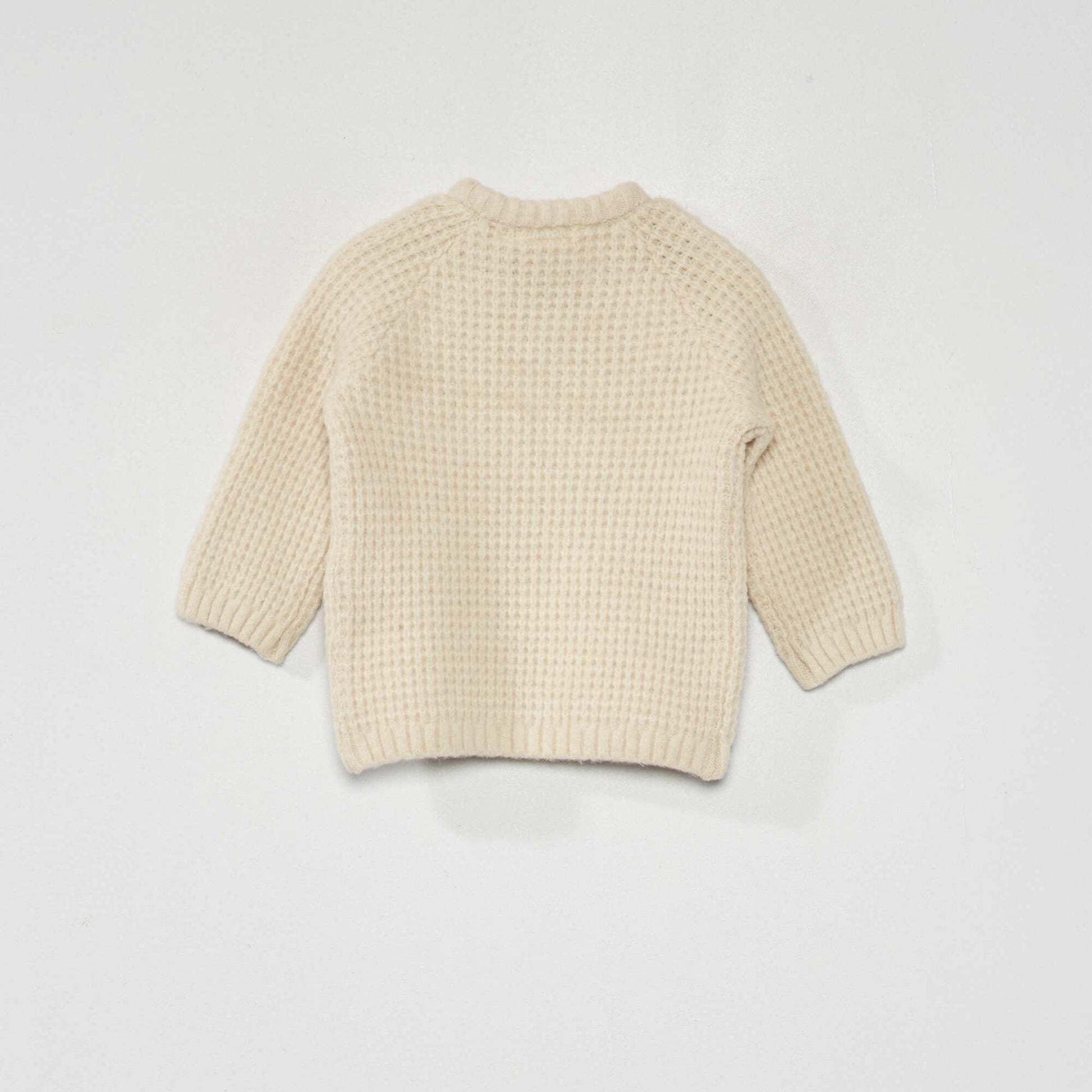 Pull en maille tricot 'Disney' Beige
