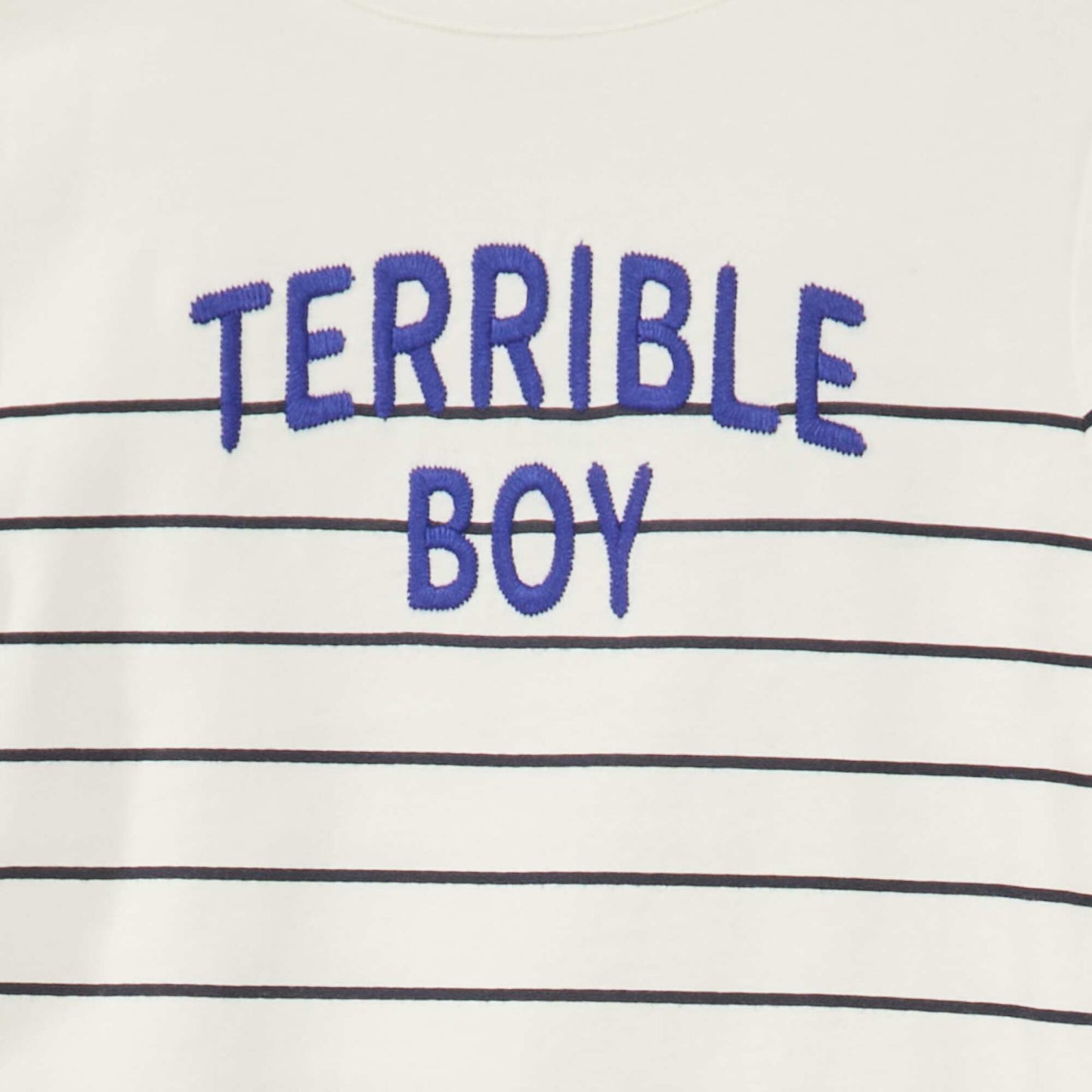 T-shirt en maille jersey 'Terrible boy' Blanc