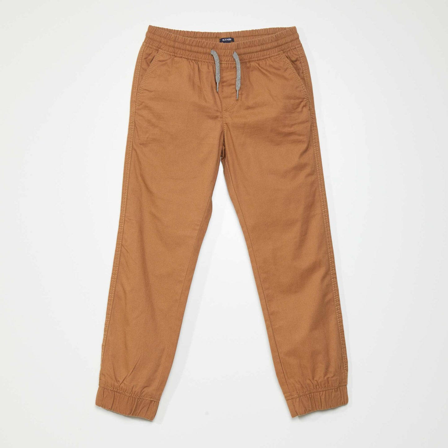 Pantalon Jogger en twill Camel