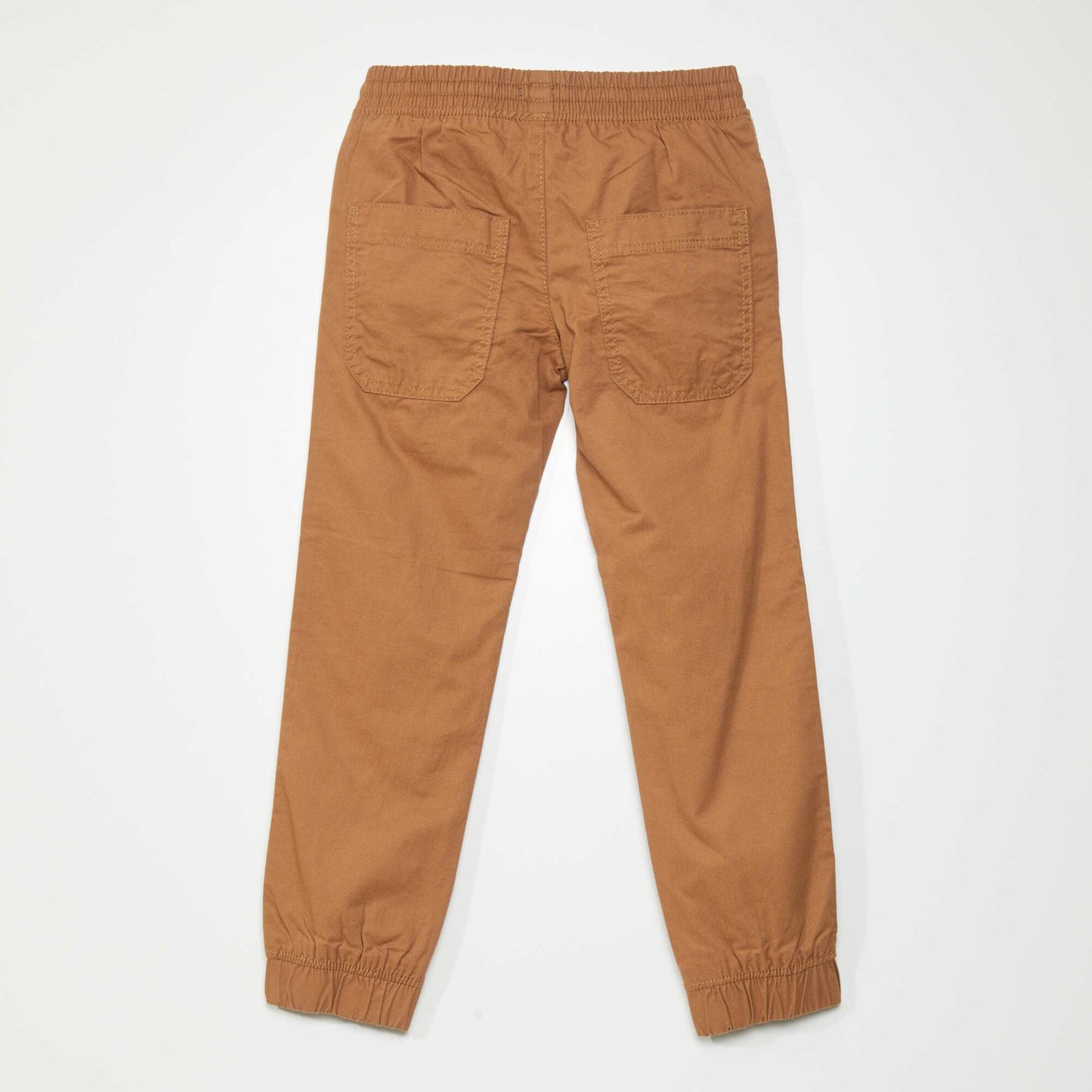 Pantalon Jogger en twill Camel