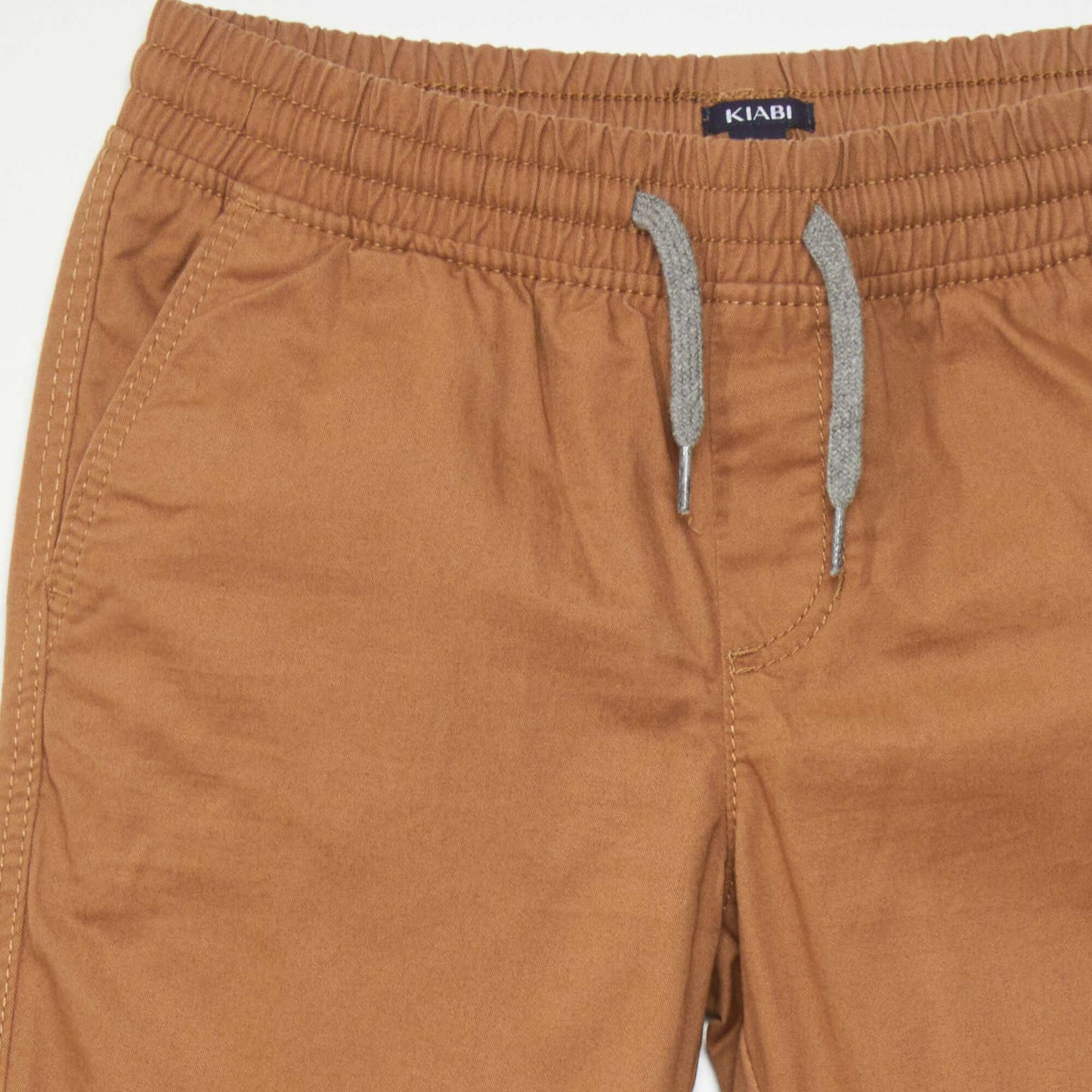 Pantalon Jogger en twill Camel