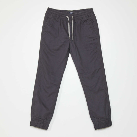 Pantalon Jogger en twill Anthracite