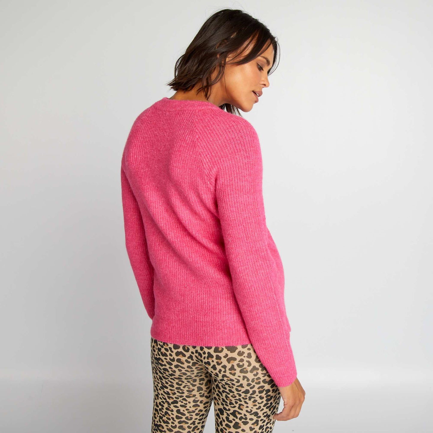 Pull grossesse et allaitement Rose