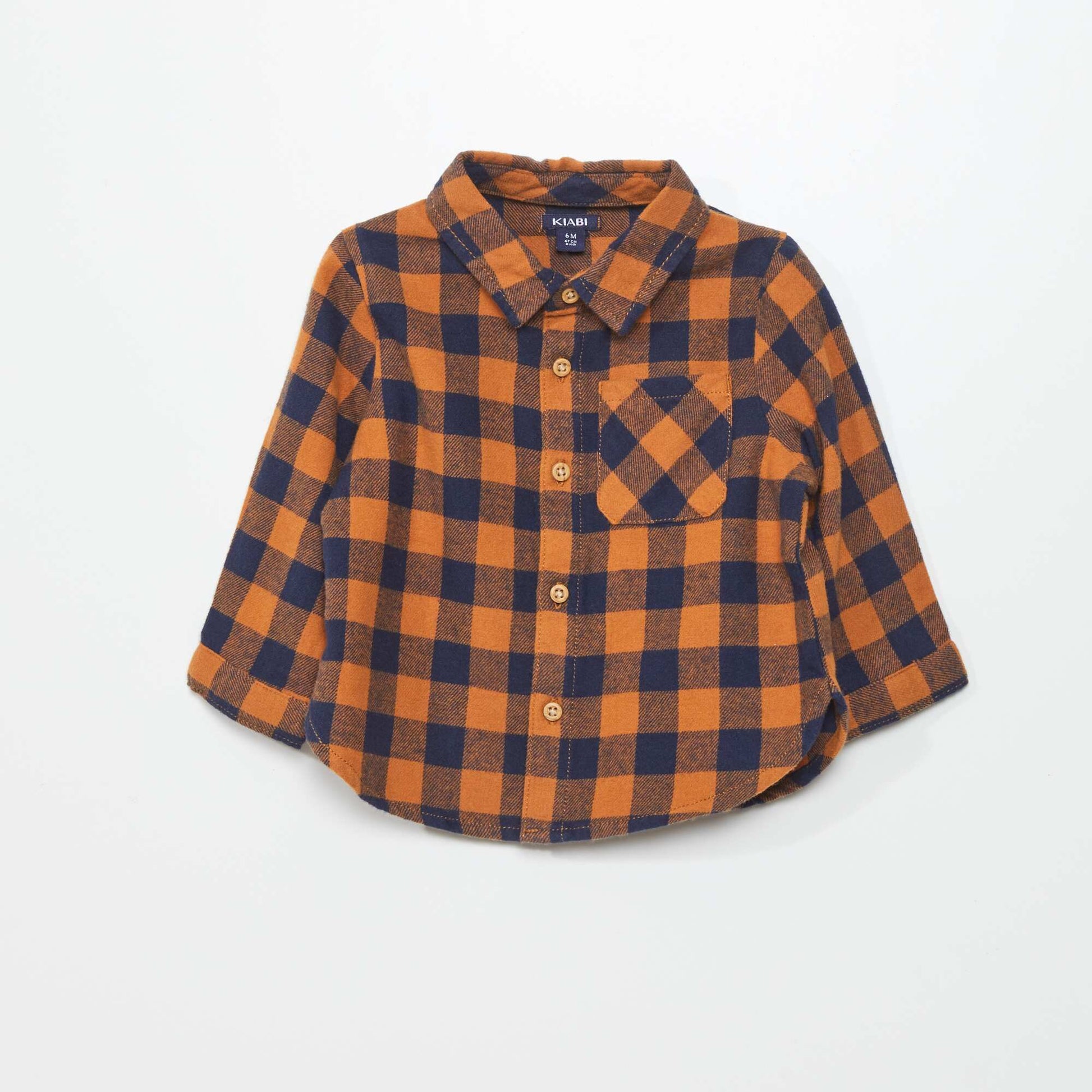 Chemise en flanelle Marron