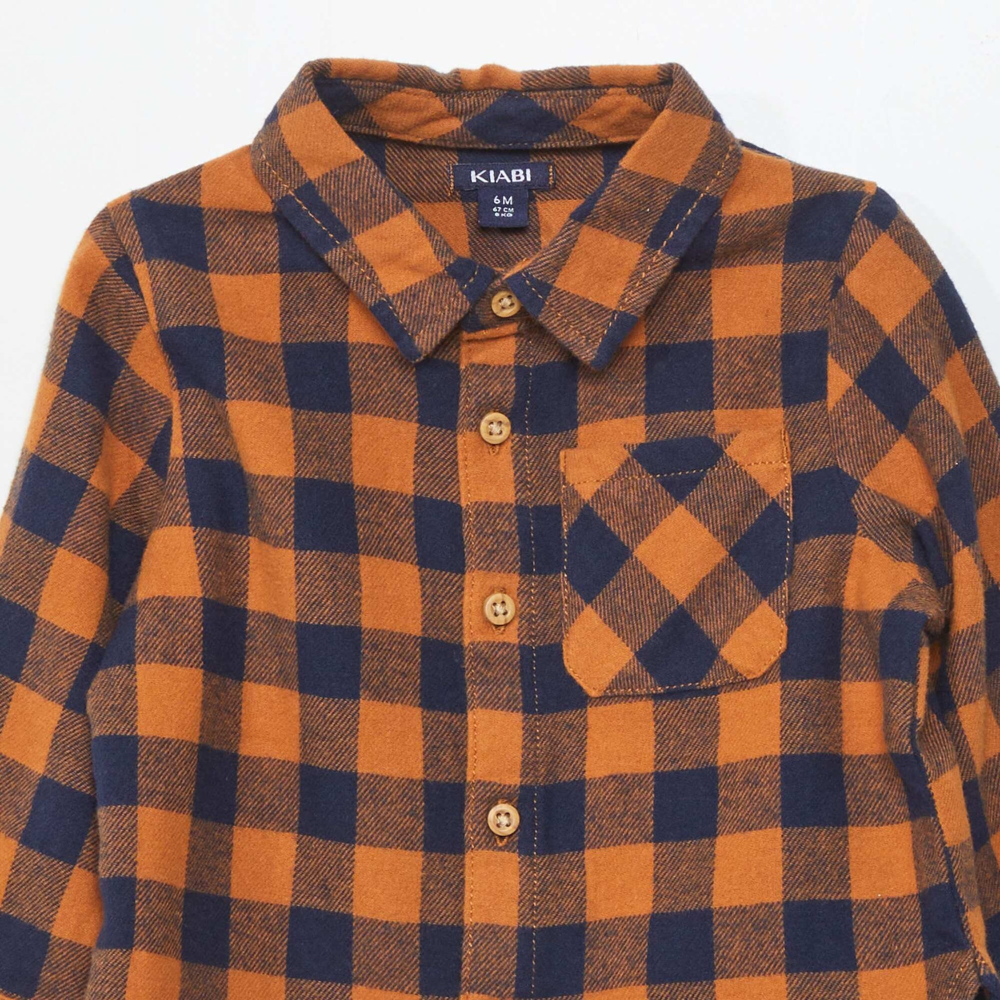 Chemise en flanelle Marron