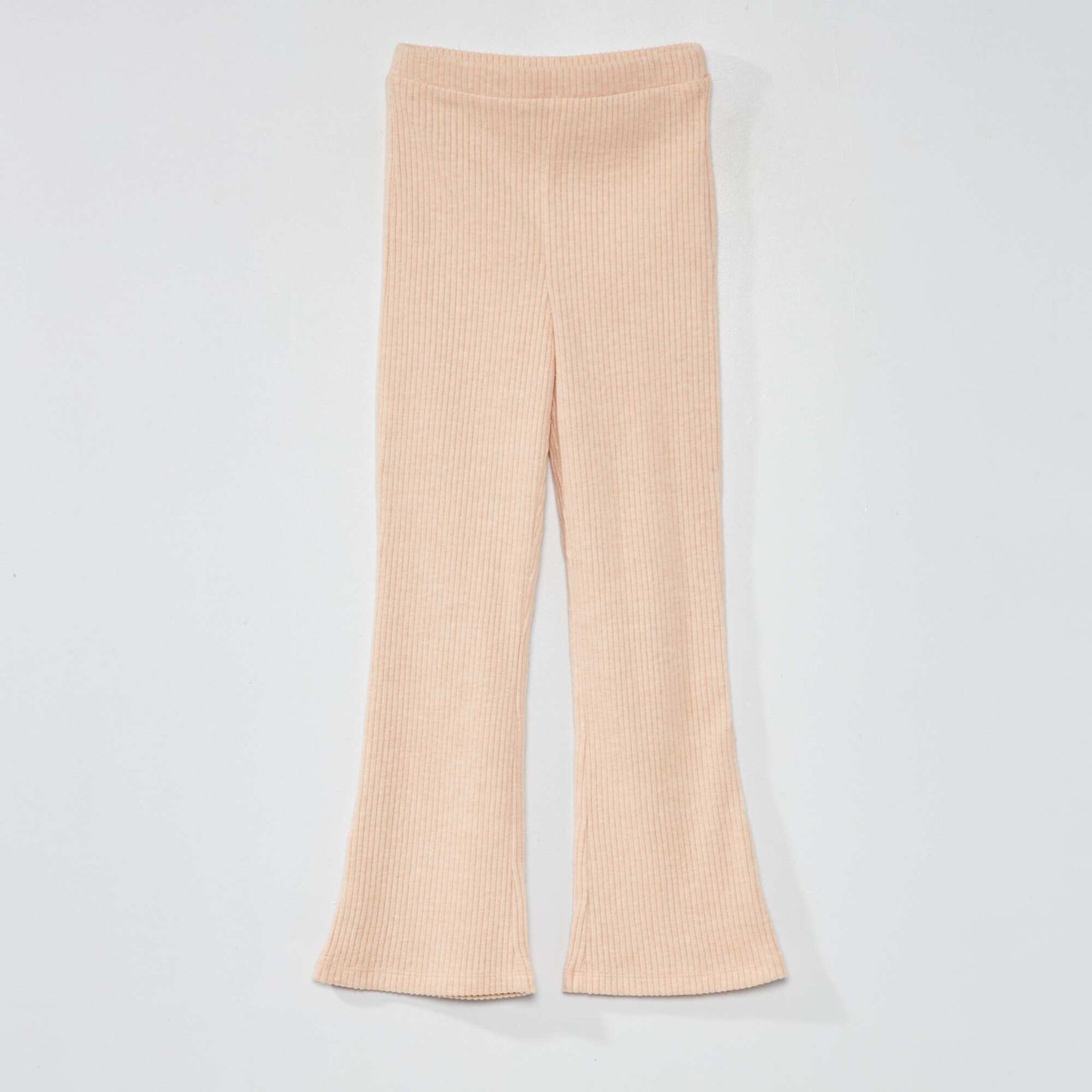 Pantalon en maille c tel e Beige