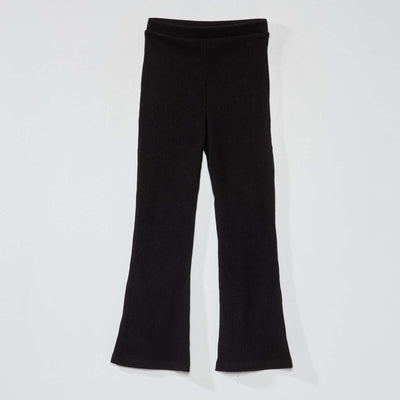Pantalon en maille c tel e noir