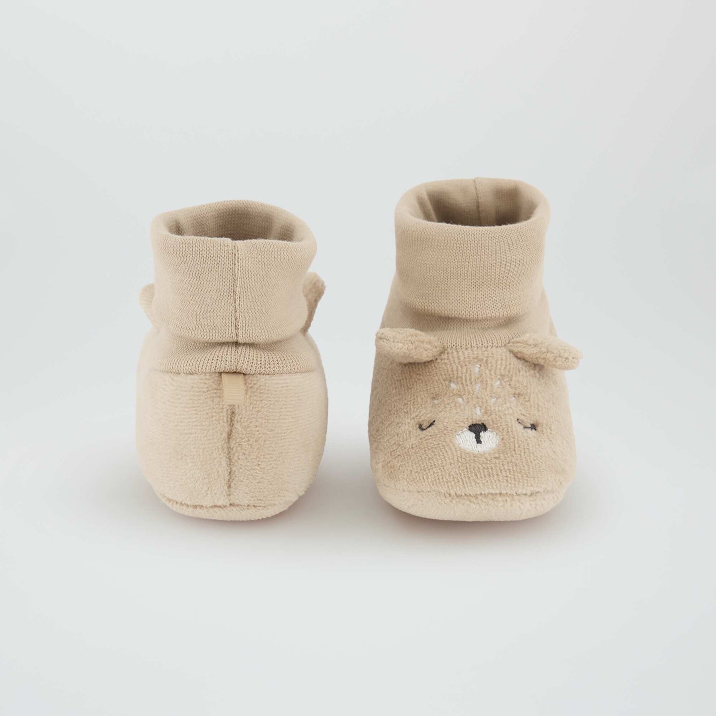 Chaussons 'Ours' Beige