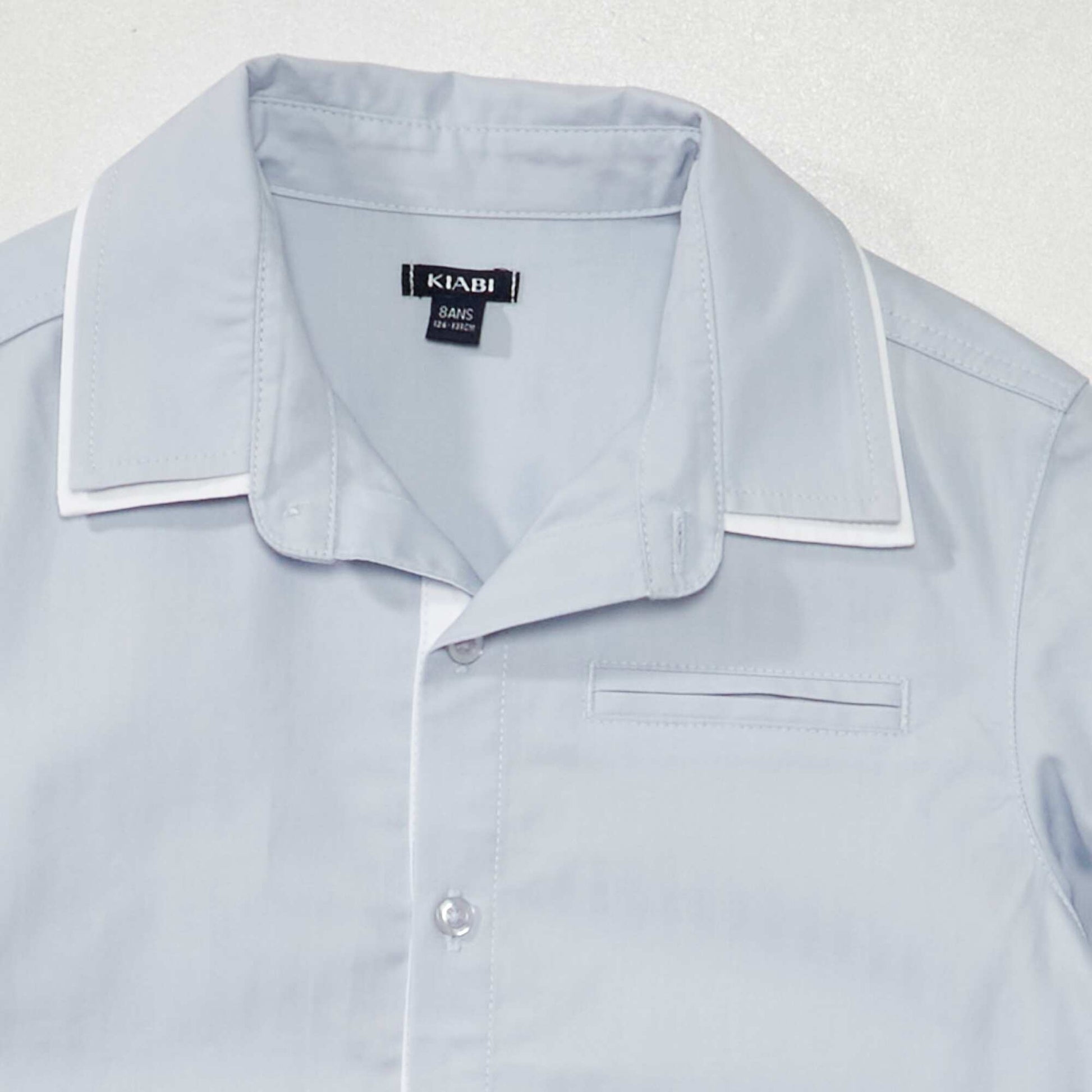 Chemise manches longues Bleu