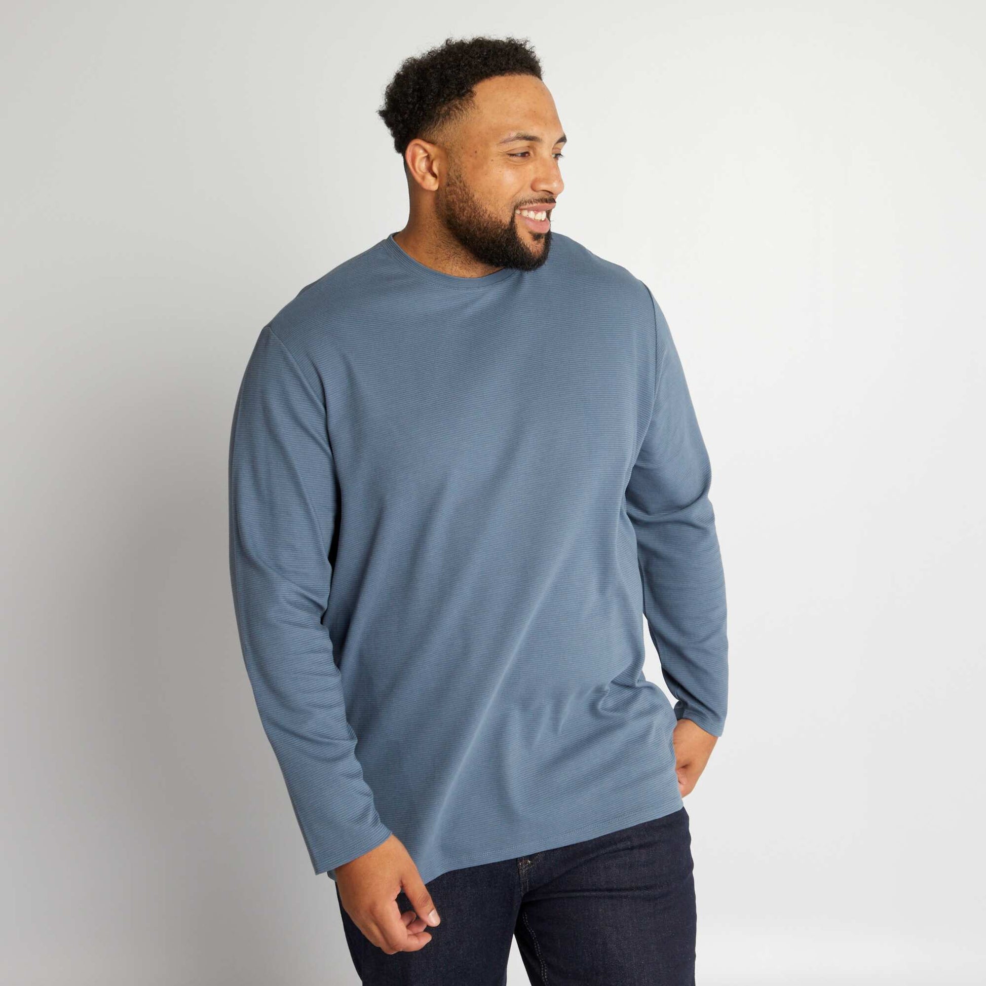 T-shirt en jersey c t le Bleu