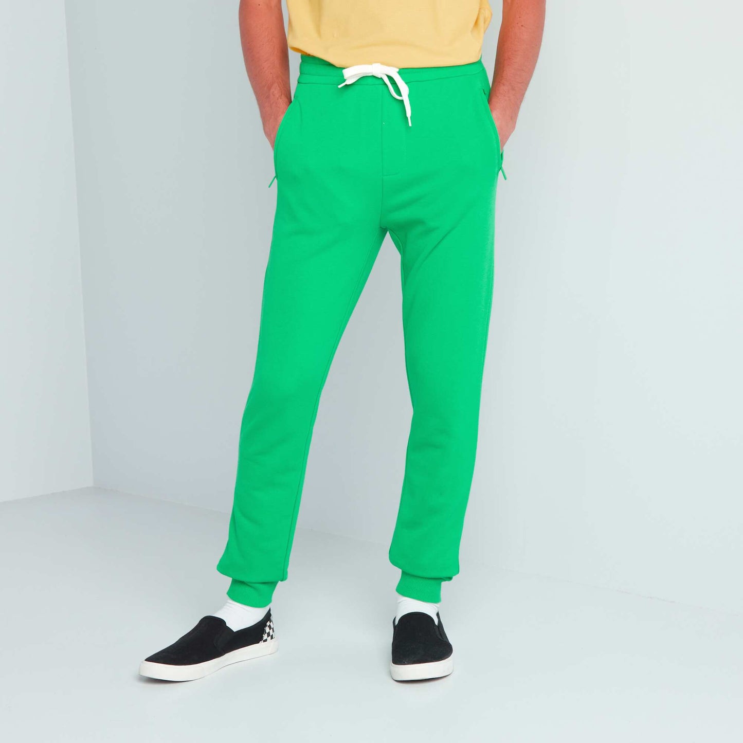 Pantalon de jogging en molleton Vert