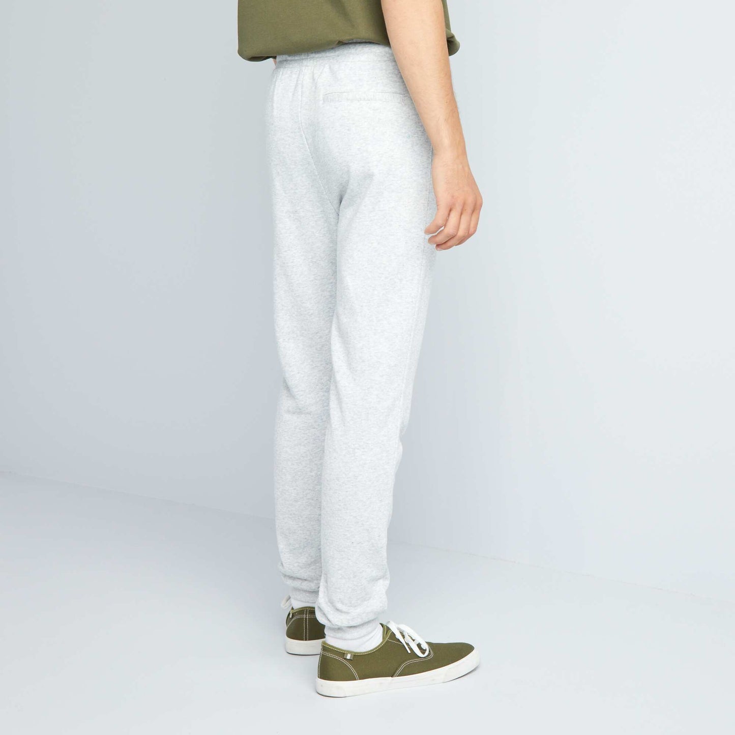 Pantalon de jogging en molleton Gris chin