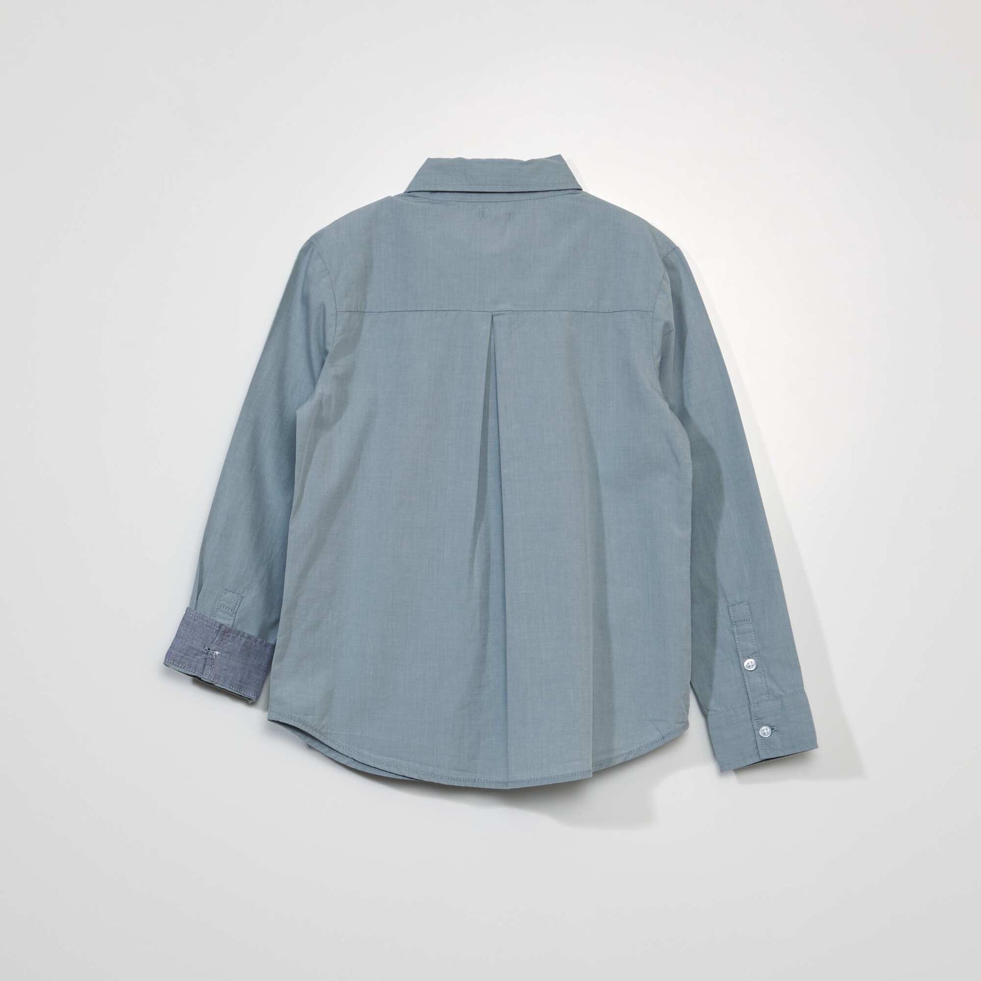 Chemise l g re + n ud papillon bleu