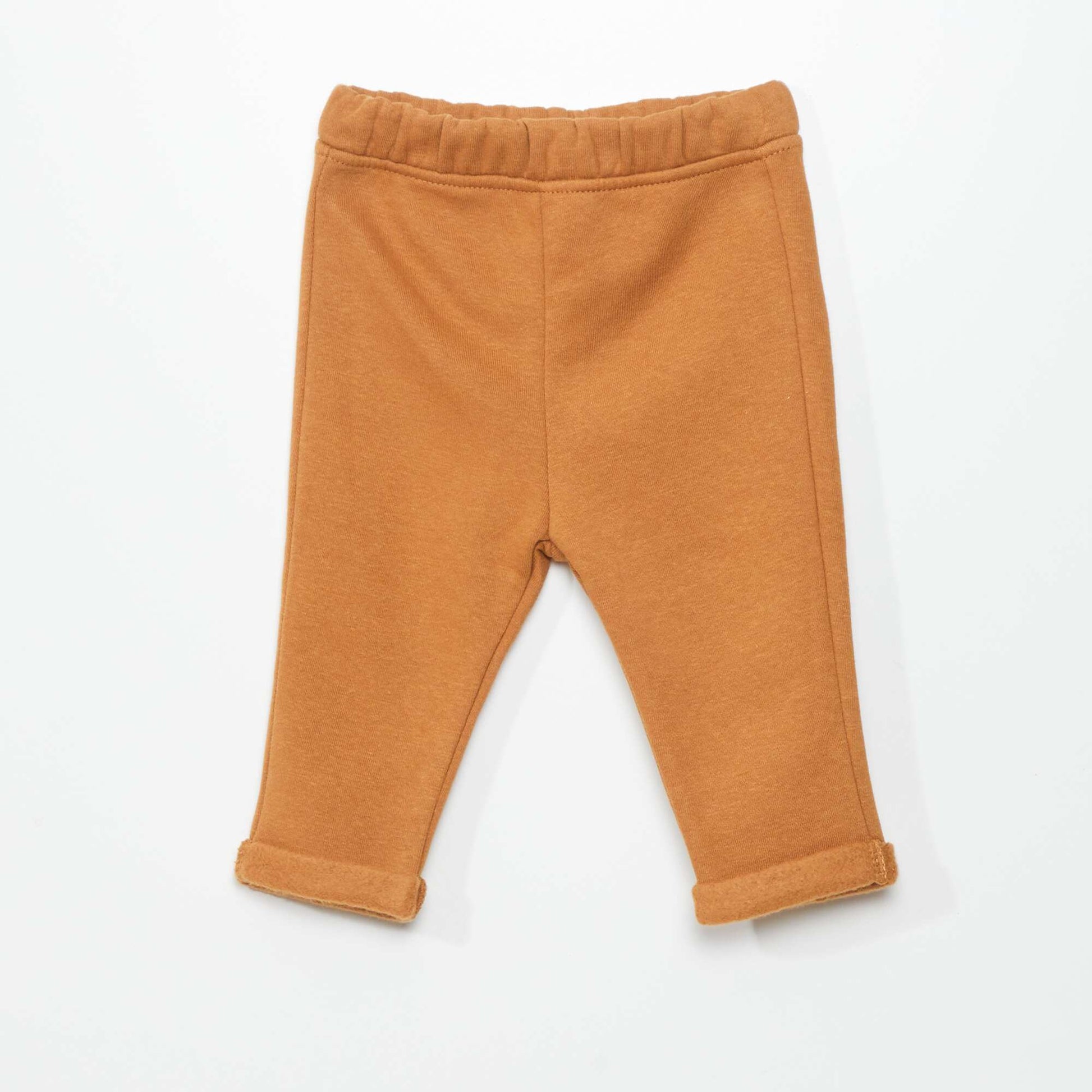 Ensemble jogging sweat + pantalon - 2 pi ces Marron/blanc