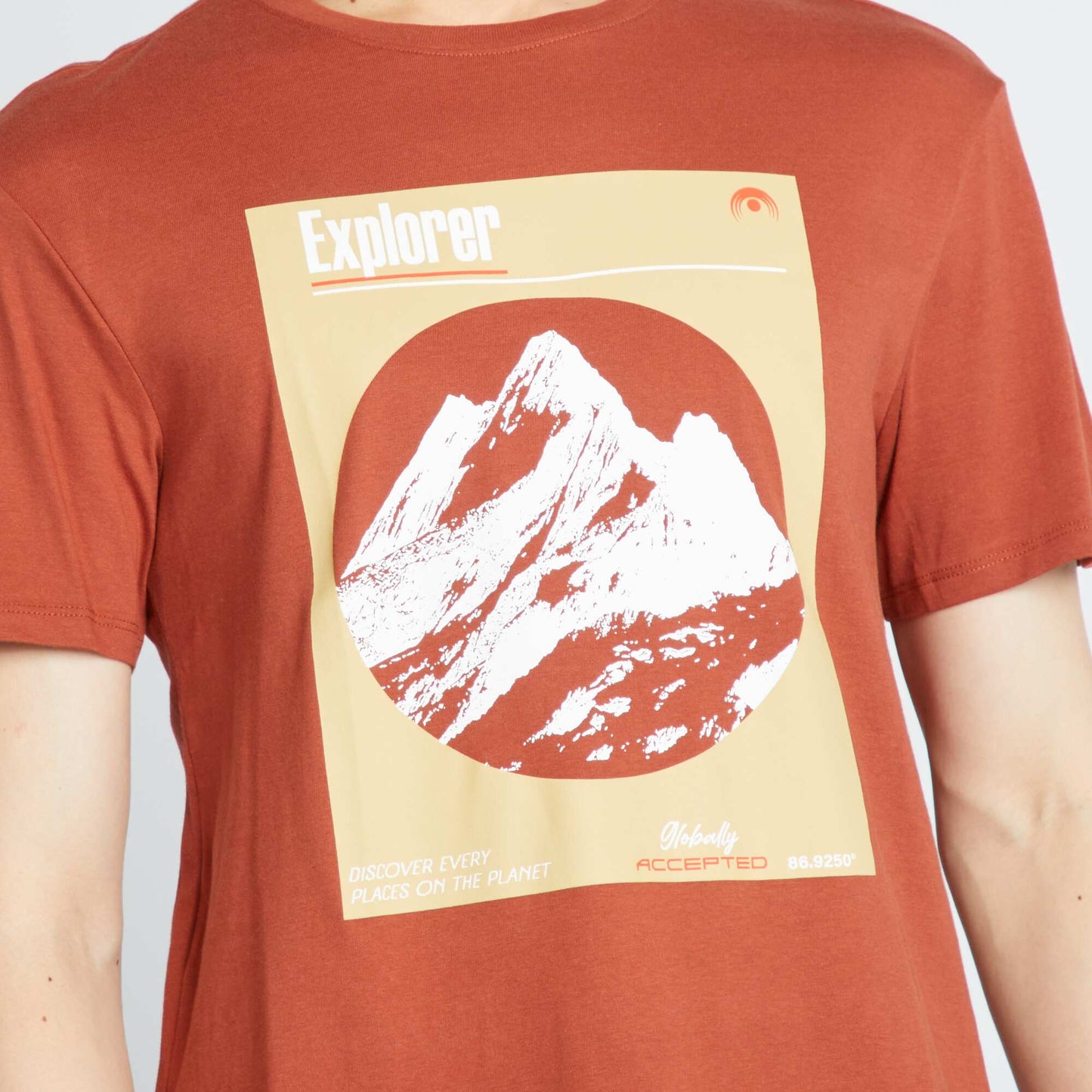 T-shirt imprim Rouge