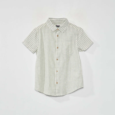 Chemise manches courtes Vert
