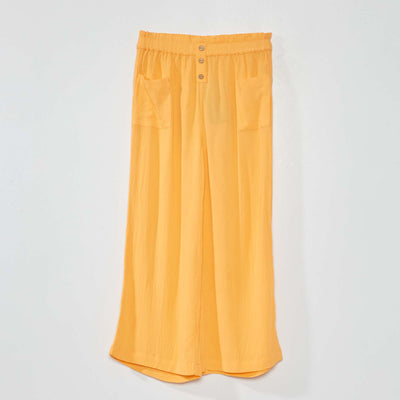 Pantalon large Orange