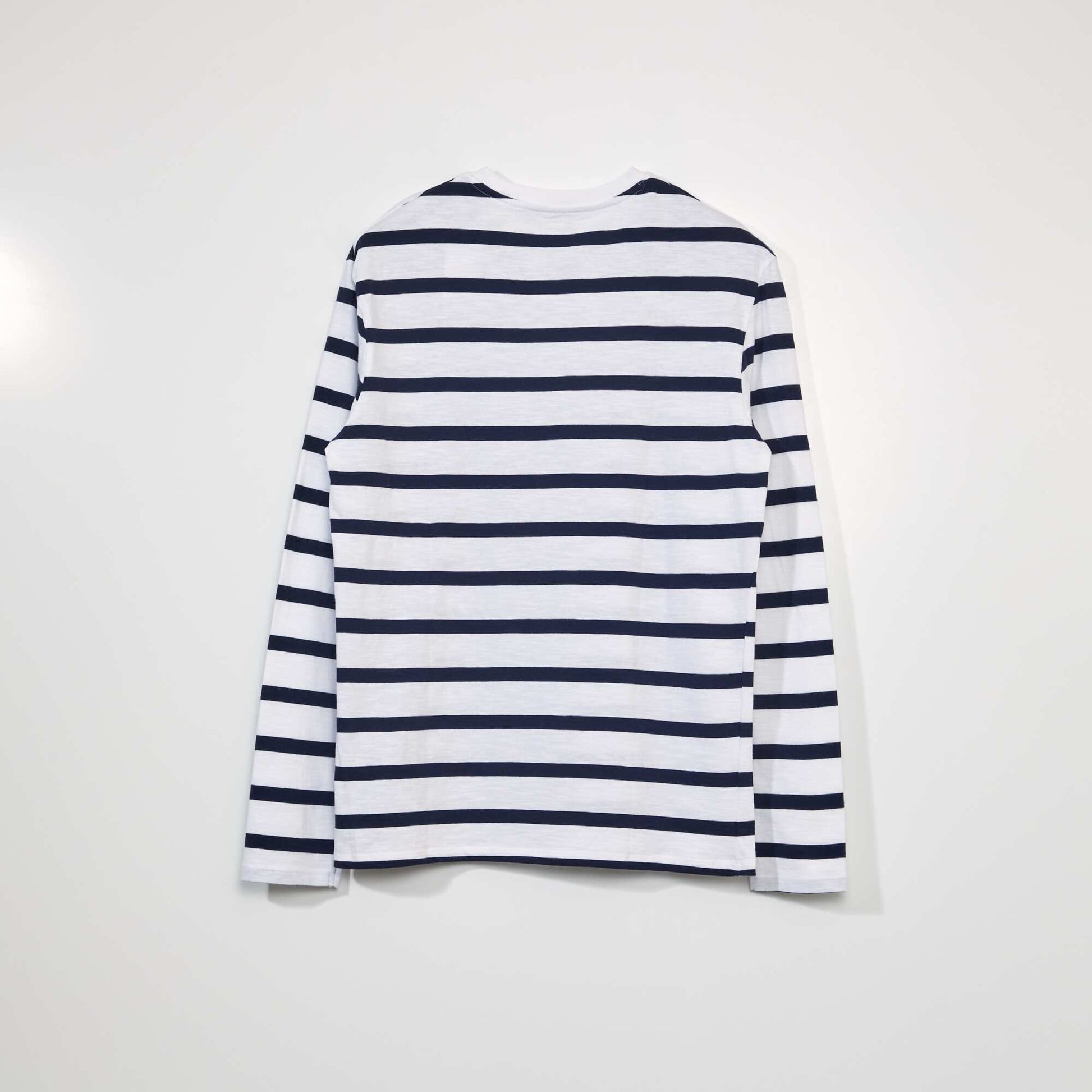 T-shirt type marini re Marine/blanc