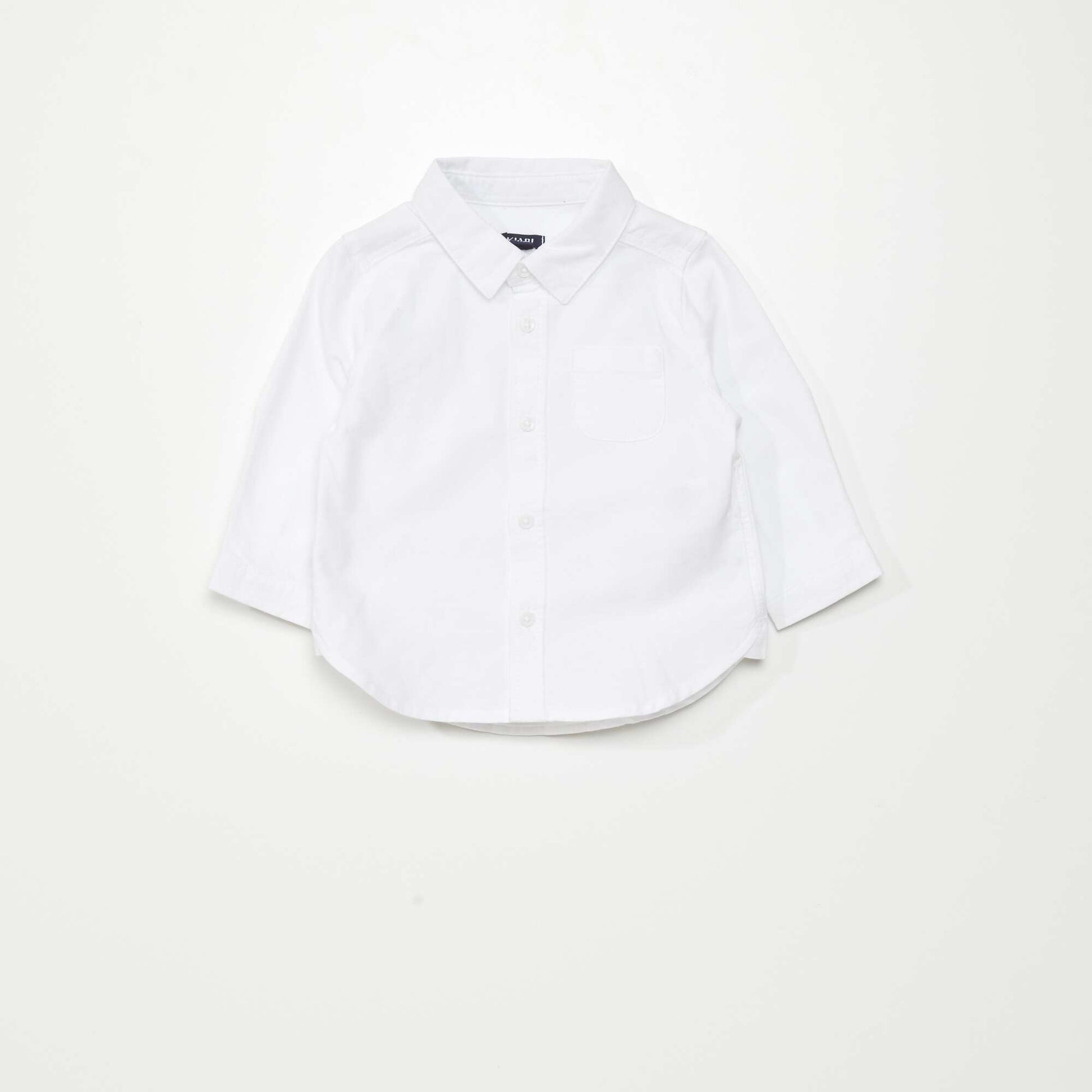 Ensemble pantalon + chemise Blanc/marine